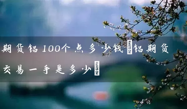 期货铝100个点多少钱(铝期货交易一手是多少)_https://www.tjbxgbcj.com_原油期货_第1张